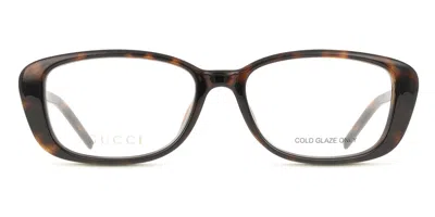 Gucci Gg1685ok Asian Fit Women's Glasses, Tortoiseshell, Size 54 In Black