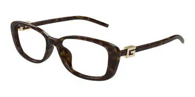 Gucci Gg1685ok Asian Fit Women's Glasses, Tortoiseshell, Size 54 In Brown