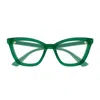Gucci Gg1686o Linea Gg Logo Eyeglasses In Green