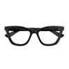 Gucci Wayfarer Lens Logo Frame In Black