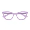 Gucci Gg1686o Linea Gg Logo 008 Violet Gloves In Viola