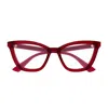 Gucci Gg1686o Linea Gg Logo 009 Red Trasparente Glasses In Red
