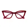 Gucci Gg1686o Linea Gg Logo Eyeglasses In Burgundy