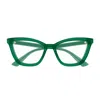 Gucci Gg1686o Linea Gg Logo Eyeglasses In Green