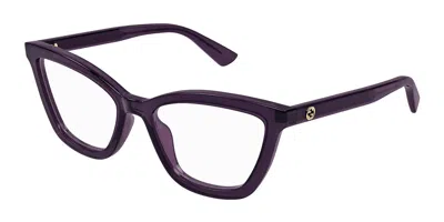 Gucci Gg1686o Women's Glasses, Purple, Size 54
