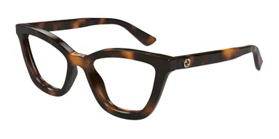 Gucci Gg1686o Women's Glasses, Tortoiseshell, Size 54 In Brown