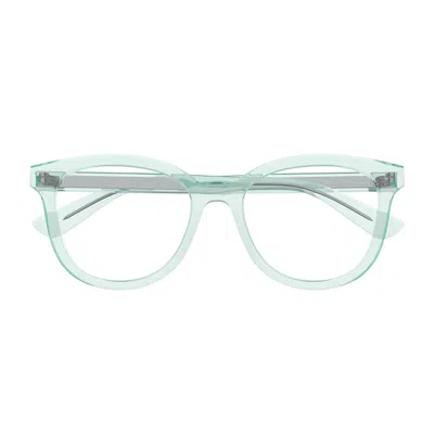GUCCI GUCCI GG1687O LINEA GG LOGO 004 GREEN TRASPARENT GLASSES