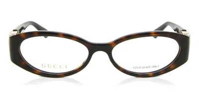 Gucci Gg1693o Women's Glasses, Tortoiseshell, Size 52 In Brown