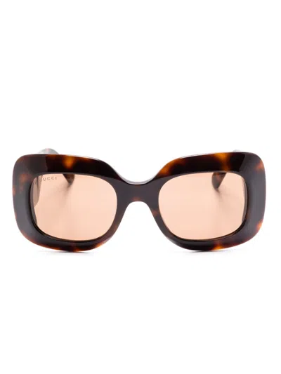 Gucci Gg1695s Sunglasses In Brown