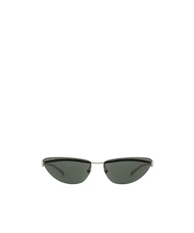 Gucci Horsebit Cat-eye Sunglasses In Silver