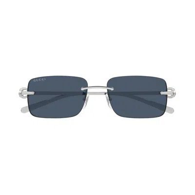 Gucci Gg1703s-003 Silver-silver-blue