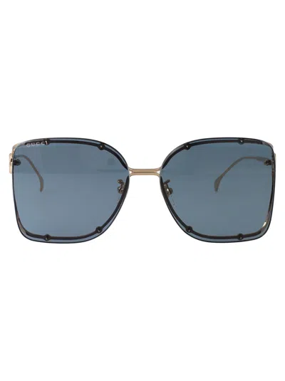 Gucci Gg1713sa Sunglasses In Gold-gold-grey