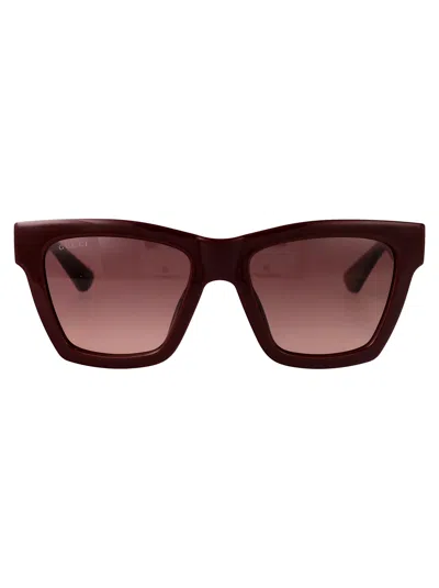 Gucci Gg1714s Sunglasses In Burgundy-burgundy-red