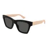 Gucci Gg1714s006 Black Pink Grey In Black