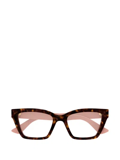 Gucci Gg1715o Glasses In Brown