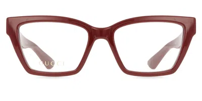 Gucci Gg1715o Women's Glasses, Burgundy, Size 53