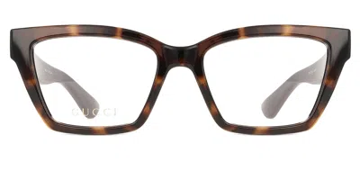Gucci Gg1715o Women's Glasses, Tortoiseshell, Size 53 In Brown
