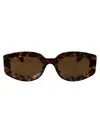 Gucci Gg1719s Sunglasses In Havana-havana-brown