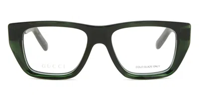 Gucci Gg1724o Men's Glasses, Green, Size 52
