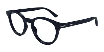 Gucci Gg1727o Men's Glasses, Blue, Size 48 In Black