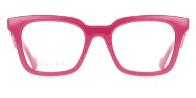 Gucci Gg1728o Women's Glasses, Red, Size 51 In Pink
