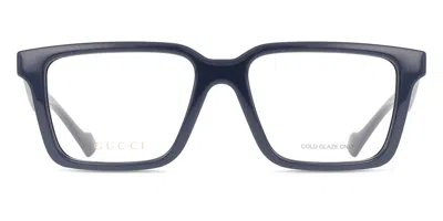 Gucci Gg1729o Men's Glasses, Blue, Size 56 In Black