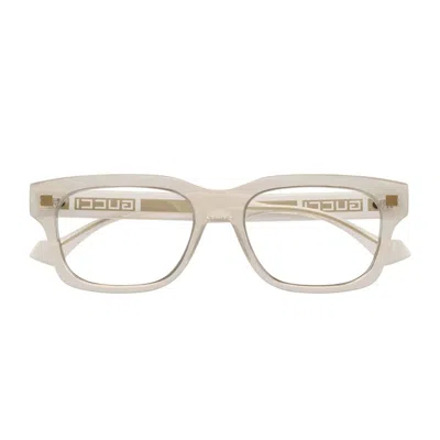 Gucci Gg1731o Linea Lettering Eyeglasses In Brown