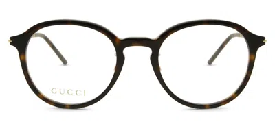 Gucci Gg1734ok Asian Fit Men's Glasses, Tortoiseshell, Size 50 In Brown