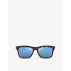 Gucci Womens Brown Gg1735s Square-frame Acetate Sunglasses