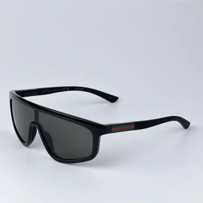 Pre-owned Gucci Gg1736s 001 Black Grey Unisex Sunglasses Gg 1736s In Gray