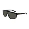 Gucci Grey Shield Unisex Sunglasses Gg1736s 001 99 In Black