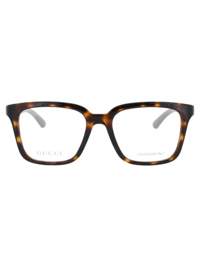Gucci Gg1738 O Eyeglasses In Havana Grey - Demo