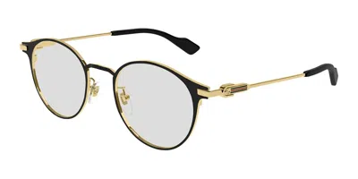 Gucci Gg1739ok Asian Fit Men's Glasses, Black, Size 50