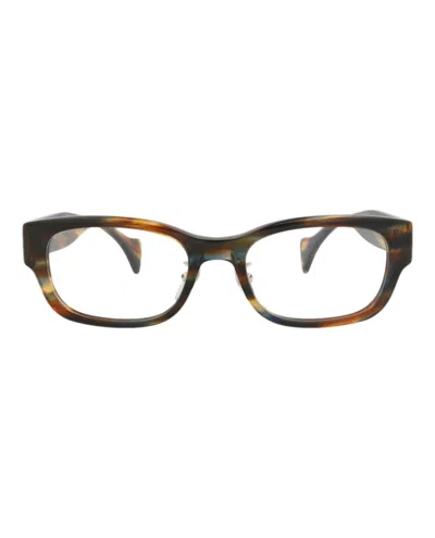 Gucci Gg1744oj Eyeglasses In Havana Transparent