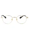 Gucci Gg1747oa Glasses In Gold-gold-transparent