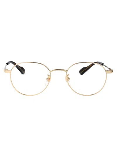 Gucci Gg1747oa Glasses In Gold-gold-transparent