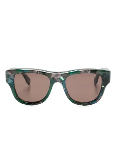 Gucci Gg1750s Sonnenbrille In Blau