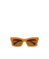 Gucci Gg1773s Butterfly-frame Sunglasses In Brown