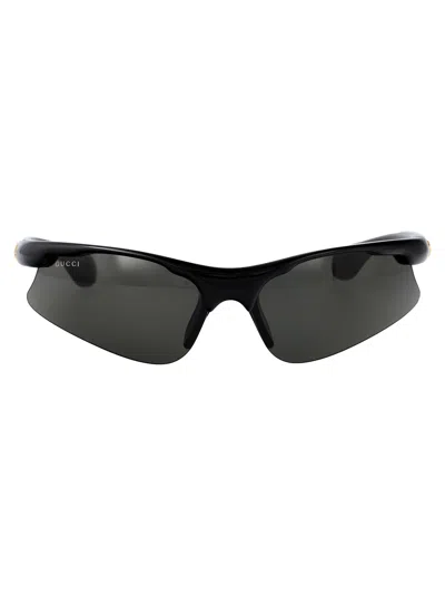 Gucci Gg1774s Sunglasses In Black-black-grey