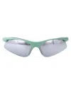 Gucci Gg1774s Sunglasses In Green-green-silver