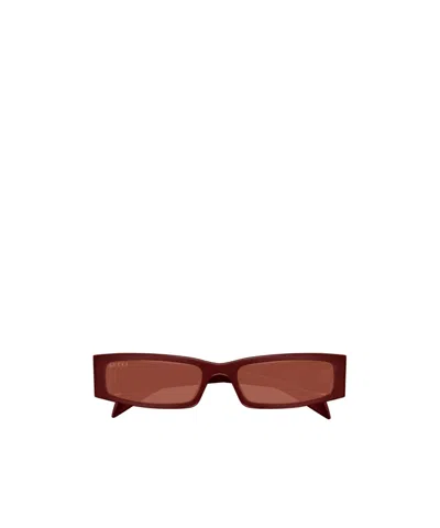 GUCCI GUCCI EYEWEAR RECTANGULAR FRAME SUNGLASSES