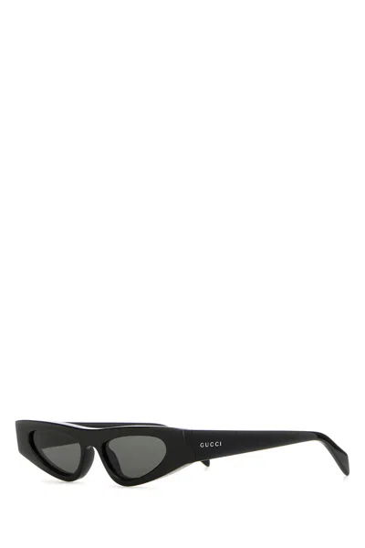 GUCCI OCCHIALI DA SOLE IN ACETATO NERO DONNA