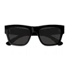Gucci Men's Gg1793sm Rectangle Acetate Sunglasses In Black