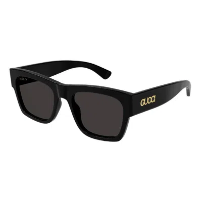 Gucci Gg1793s001 Square Full Rim Sunglasses In Black