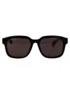 Gucci Black-black-grey Recycled Acetate Sunglasses In Black