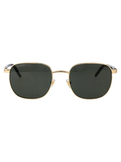 Gucci Gg1799s Sunglasses In Gold-black-grey
