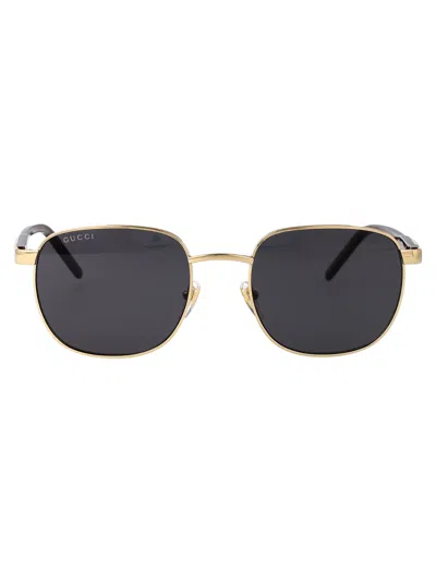 Gucci Gg1799s Sunglasses In Gold-brown-grey
