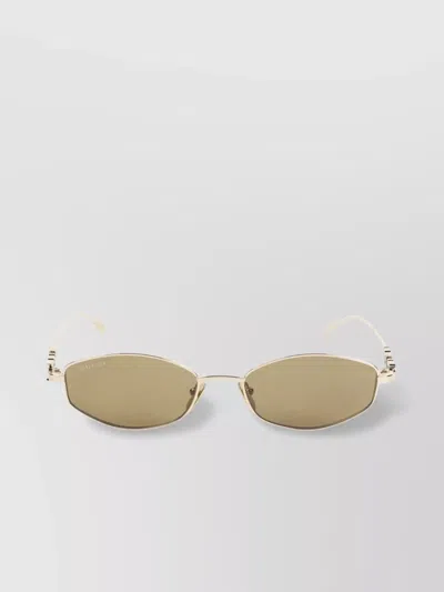 Gucci Gg1802s Oval Metal Sunglasses In Neutral