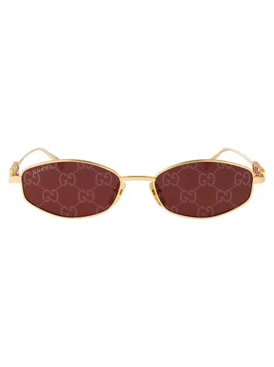Gucci Gg1802s Sunglasses In Burgundy
