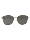 Gucci Gg1805sa Sunglasses In Gold-gold-grey